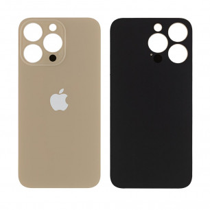 Задняя крышка Apple iPhone 13 Pro, большой вырез под камеру, High Quality, Gold