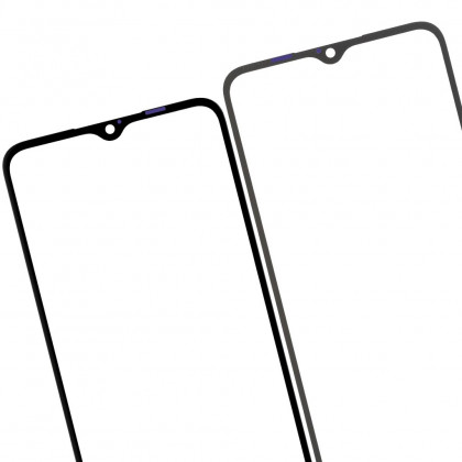 Стекло дисплея Oppo A15 2020, A15s, Realme C11, Realme C12, Realme C15, Black, фото № 2 - ukr-mobil.com