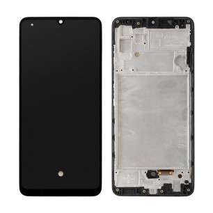 Дисплей Samsung A325 Galaxy A32, с тачскрином, рамкой, OLED, Black