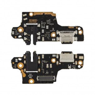 Шлейф Xiaomi Redmi Note 9 Pro, Redmi Note 9S, с разъемом зарядки, гарнитуры, микрофоном, High Quality