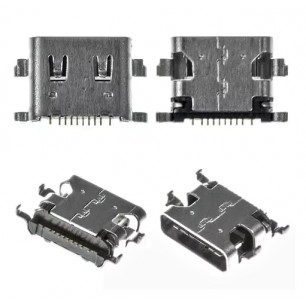 Коннектор зарядки Sony G3212 Xperia XA1 Ultra Dual, G3221 Xperia XA1 Ultra, G3223 Xperia XA1 Ultra, G3226 Xperia XA1 Ultra Dual, 10 pin, USB type-C