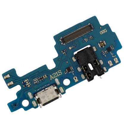 Шлейф Samsung A217 Galaxy A21s, с разъемом зарядки, гарнитуры, микрофоном, High Quality, фото № 3 - ukr-mobil.com