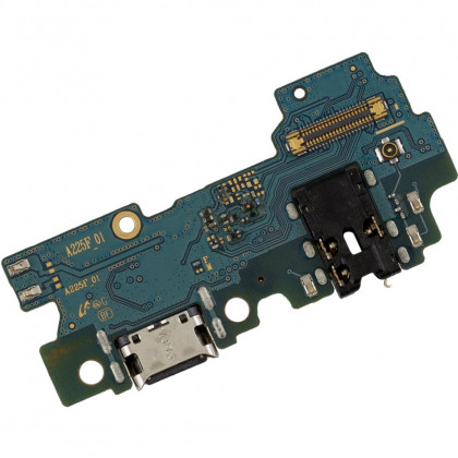 Шлейф Samsung A225 Galaxy A22, с разъемом зарядки, гарнитуры, микрофоном, Original, фото № 3 - ukr-mobil.com