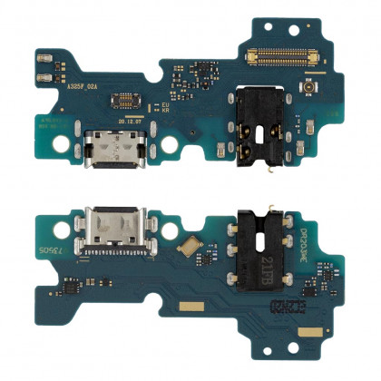 Шлейф Samsung A325 Galaxy A32, с разъемом зарядки, гарнитуры, микрофоном, Original, фото № 1 - ukr-mobil.com