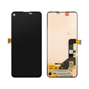 Дисплей Google Pixel 5A, с тачскрином, Original, Black