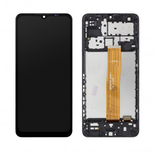 Дисплей Samsung M127 Galaxy M12, (rev. M127F v0.1), с тачскрином, с рамкой, Original PRC