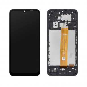 Дисплей Samsung A022 Galaxy A02, (rev. A022F v01), с тачскрином, с рамкой, Original PRC