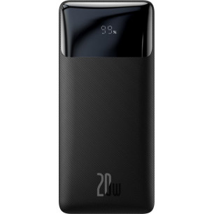 Повербанк (УМБ) Baseus Bipow Digital Display (PPDML-N01), 30000 mAh, 20W, 3A, 2USB + Type-C, Black