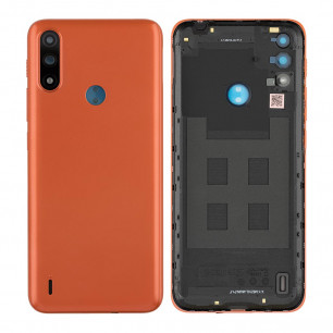 Задняя крышка Motorola E7 Power, E7i Power, Coral Red