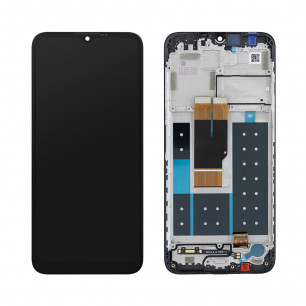 Дисплей Nokia G10 (TA-1334, TA-1351), G20 (TA-1336, TA-1334), с тачскрином, с рамкой, Original PRC, Black
