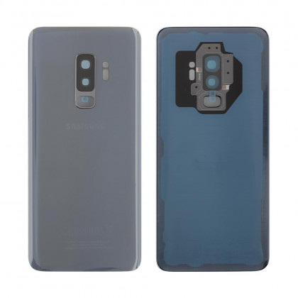 Задняя крышка Samsung G965 Galaxy S9 Plus, со стеклом камеры, Titanium Gray, фото № 1 - ukr-mobil.com