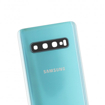 Задняя крышка Samsung G973 Galaxy S10, со стеклом камеры, High Quality, Green, фото № 2 - ukr-mobil.com