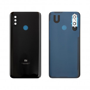 Задняя крышка Xiaomi Mi 8, со стеклом камеры, Black