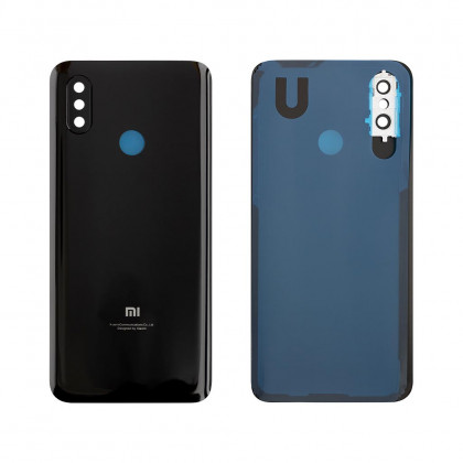 Задняя крышка Xiaomi Mi 8, со стеклом камеры, Black, фото № 1 - ukr-mobil.com