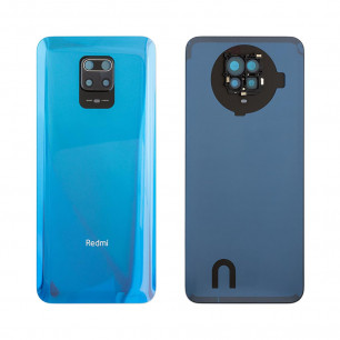 Задняя крышка Xiaomi Redmi Note 9 Pro, Redmi Note 9S, со стеклом камеры, Blue