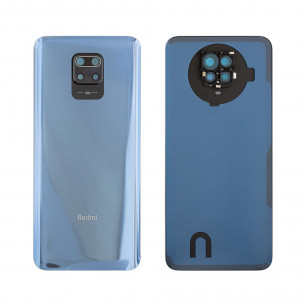 Задняя крышка Xiaomi Redmi Note 9 Pro, Redmi Note 9S, со стеклом камеры, Interstellar Grey