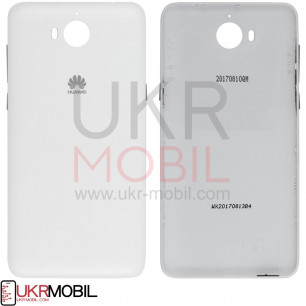 Задняя крышка Huawei Y5 2017 (MYA-U29), Y6 2017, Nova Young 4G (MYA-L11), High Quality, White