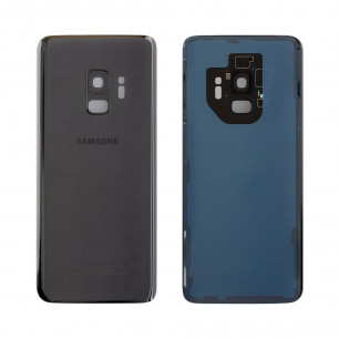 Задняя крышка Samsung G960 Galaxy S9, со стеклом камеры, Midnight Black