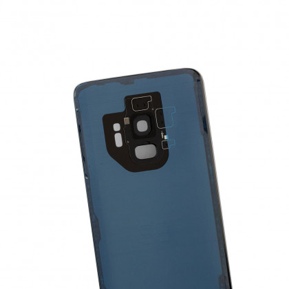 Задняя крышка Samsung G960 Galaxy S9, со стеклом камеры, Midnight Black, фото № 4 - ukr-mobil.com