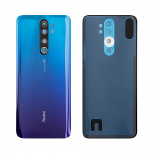 Задняя крышка Xiaomi Redmi Note 8 Pro, со стеклом камеры, Blue