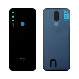 Задняя крышка Xiaomi Redmi Note 7, со стеклом камеры, Black
