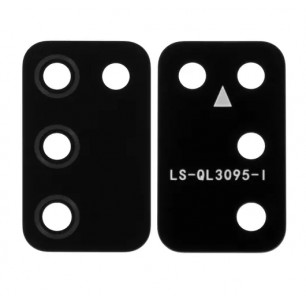 Стекло камеры Samsung A025 Galaxy A02s, A037 Galaxy A03s, Black