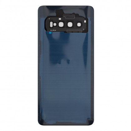 Задняя крышка Samsung G973 Galaxy S10, со стеклом камеры, High Quality, Black, фото № 3 - ukr-mobil.com