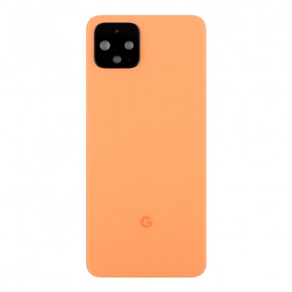 Задняя крышка Google Pixel 4, со стеклом камеры, Original, Orange, фото № 5 - ukr-mobil.com