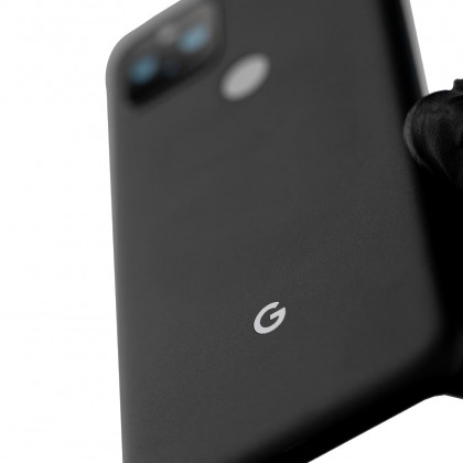 Задняя крышка Google Pixel 5, со стеклом камеры, Original, Black, фото № 2 - ukr-mobil.com