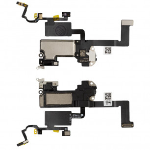 Шлейф Apple iPhone 12, iPhone 12 Pro, с динамиком, с датчиком приближения, с микрофоном, Original PRC
