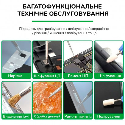 Ручная мини дрелька, полировочная машинка Relife RL-068B, с зарядным устройством, фото № 3 - ukr-mobil.com