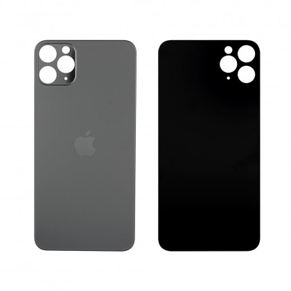 Задняя крышка Apple iPhone 11 Pro Max, большой вырез под камеру, Original, Space Gray, фото № 1 - ukr-mobil.com