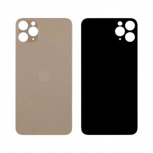 Задняя крышка Apple iPhone 11 Pro Max, большой вырез под камеру, Original, Gold