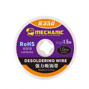 Оплетка для снятия припоя Mechanic R350 1015, длина: 1.5 m, ширина: 1.0 mm
