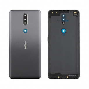 Задняя крышка Nokia 2.4 (TA-1277, TA-1275, TA-1274, TA-1270), со стеклом камеры, Original PRC, Grey