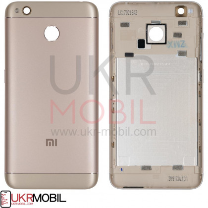 Задняя крышка Xiaomi Redmi 4x, Gold - ukr-mobil.com