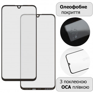 Стекло дисплея Huawei Honor 10 Lite (HRY-LX1, HRY-LX2), Honor 10i (HRY-LX1T), с OCA пленкой, Original