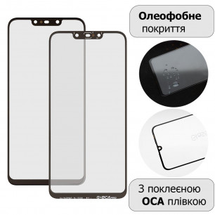 Стекло дисплея Huawei Nova 3i (PAR-LX1, PAR-LX9), P Smart Plus (INE-LX1), Nova 3, с OCA пленкой, Original