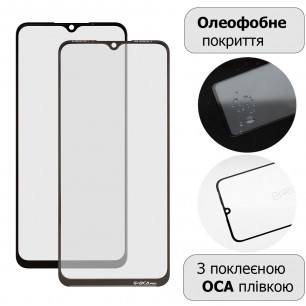 Стекло дисплея Oppo A91, с OCA пленкой, Original