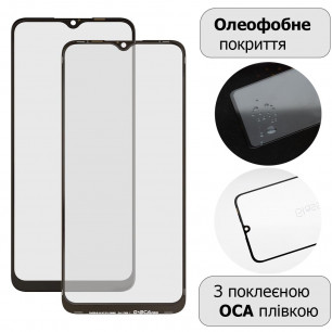 Стекло дисплея Oppo A31, A5 2020, A9 2020, A17, Realme 5, Realme 5S, Realme 5i, Realme 6i, Realme C3, с OCA пленкой, Original