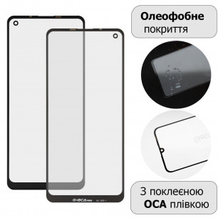 Стекло дисплея Samsung A215 Galaxy A21, с OCA пленкой, Original