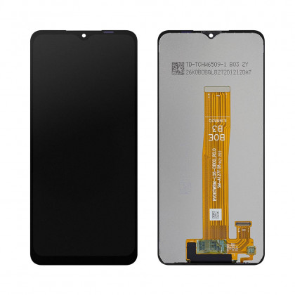 Дисплей Samsung A127 Galaxy A12, GH82-26485A, с тачскрином, Service Pack Original, Black, фото № 4 - ukr-mobil.com