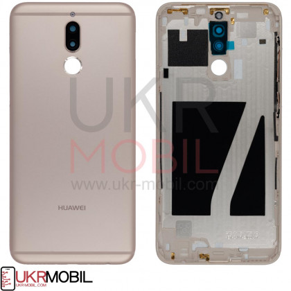 Задняя крышка Huawei Mate 10 Lite, Nova 2i (RNE-L01, L02, L03, RNE-L21, L22,  L23), Gold, фото № 1 - ukr-mobil.com