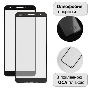 Стекло дисплея Google Pixel 3A, с OCA пленкой, Original
