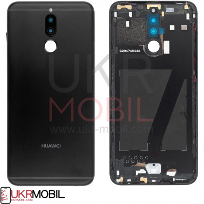 Задняя крышка Huawei Mate 10 Lite, Nova 2i (RNE-L01, L02, L03, RNE-L21, L22,  L23), Graphite Black, фото № 1 - ukr-mobil.com
