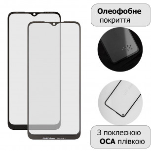 Стекло дисплея Tecno Spark Go 2022 (KG5), Spark 7 (KF6n), Tecno Spark 8c (KG5n), с OCA пленкой, Original (G+OCA Pro)