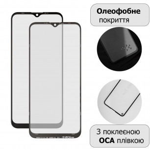Стекло дисплея Tecno Spark 6 Go (KE5), с OCA пленкой, Original