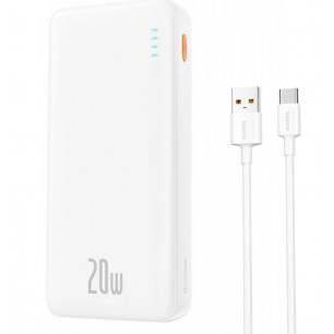 Повербанк (УМБ) Baseus AirPow (PPAP20K), 20000 mAh, 20W, White
