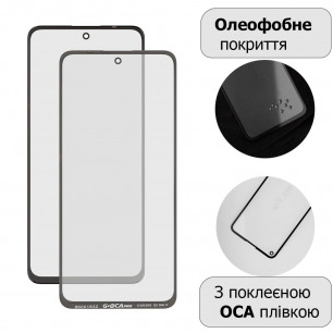 Стекло дисплея Xiaomi Redmi Note 11 5G, Redmi Note 11T 5G, Redmi Note 11S 5G, Poco M4 Pro 5G, с OCA пленкой, Original