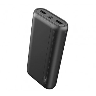 Повербанк (УМБ) XO PR122, 20000 mAh, 2USB + Type-C, Black
